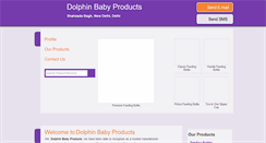 Desktop Screenshot of dolphinbabyproducts.com